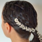 coiffure marié tissage chignon